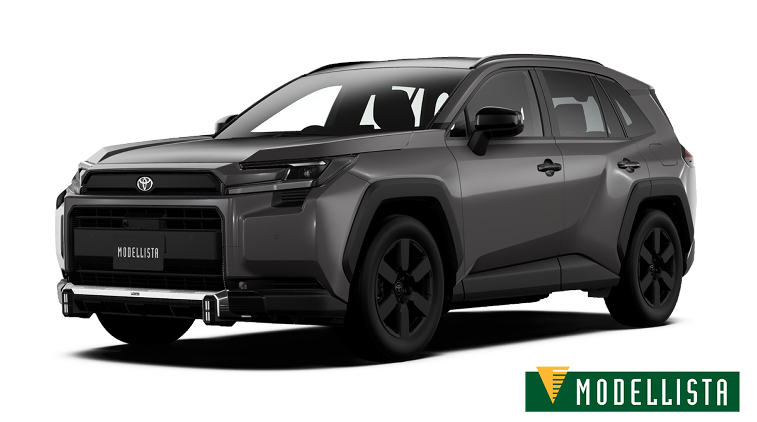 7月4日朝8時までの掲載です！　rav4 モデリスタ　フロント　スポイラー　パーツ　傷あり MODELLISTA フロントスポイラー for Z ※グレーメタリック MSD41-42007