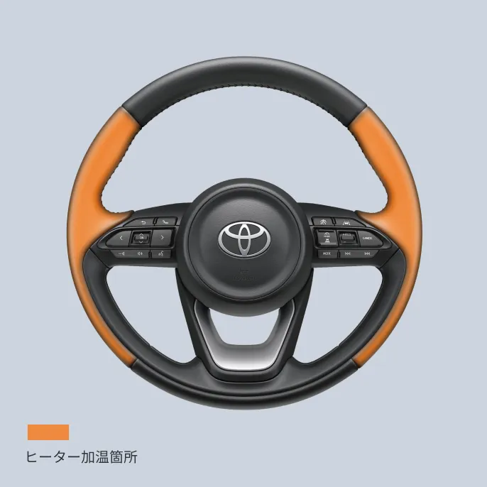 後付けステアリングヒーター＋本革ステアリング/本革シフトノブ交換 image
