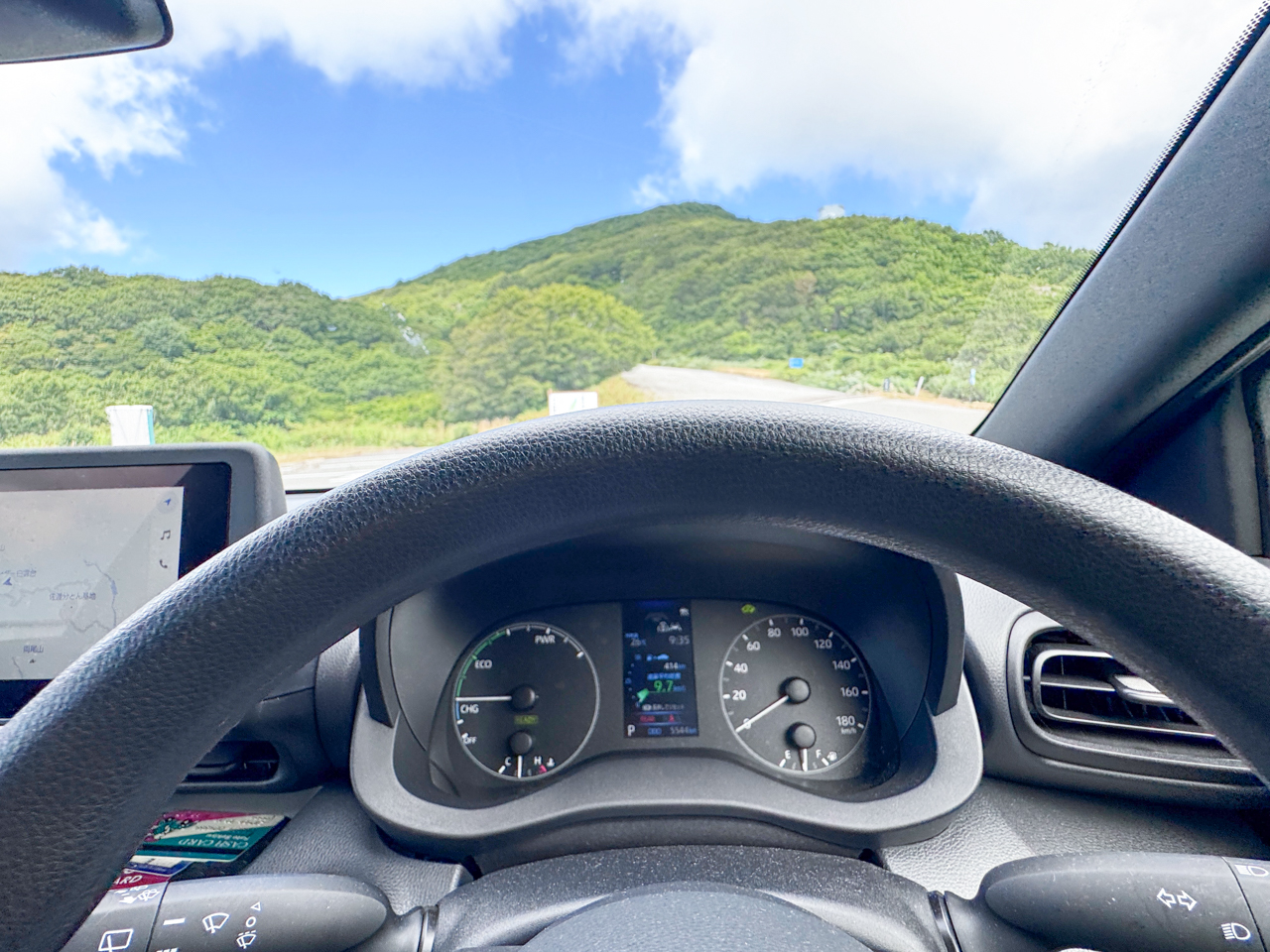 ヤリスドライブ風景