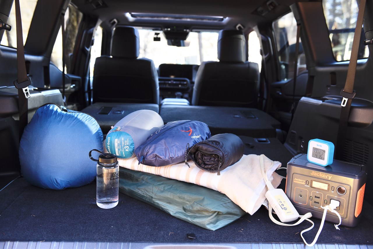 車中泊準備品