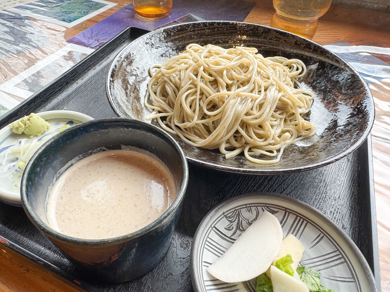 レストラン最高地点の蕎麦