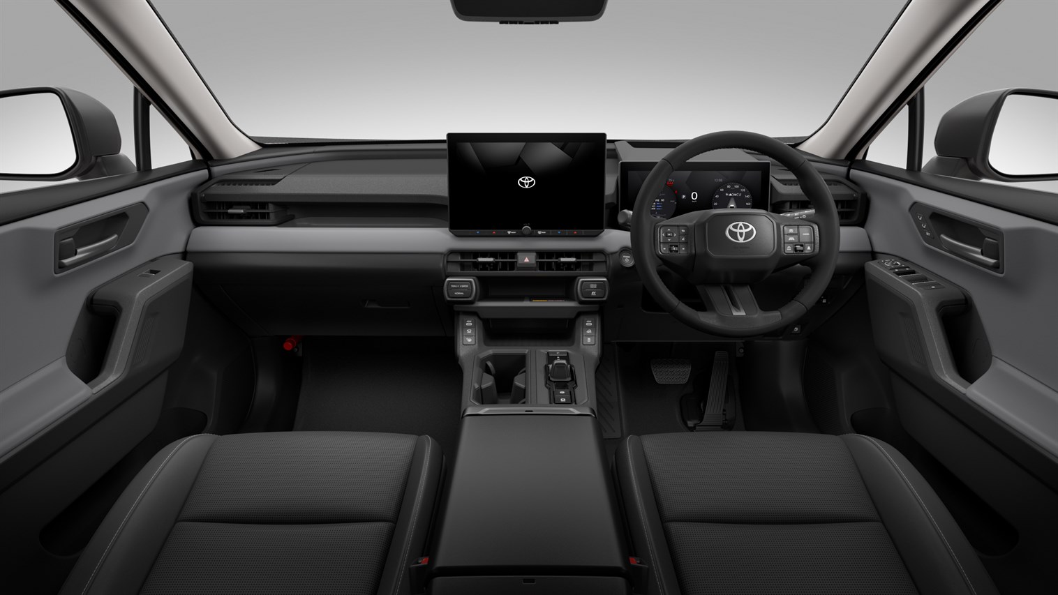 「アイランドアーキテクチャー」を採用したインテリア。写真はZ(ハイブリッド車)(内装色 : ブラック)