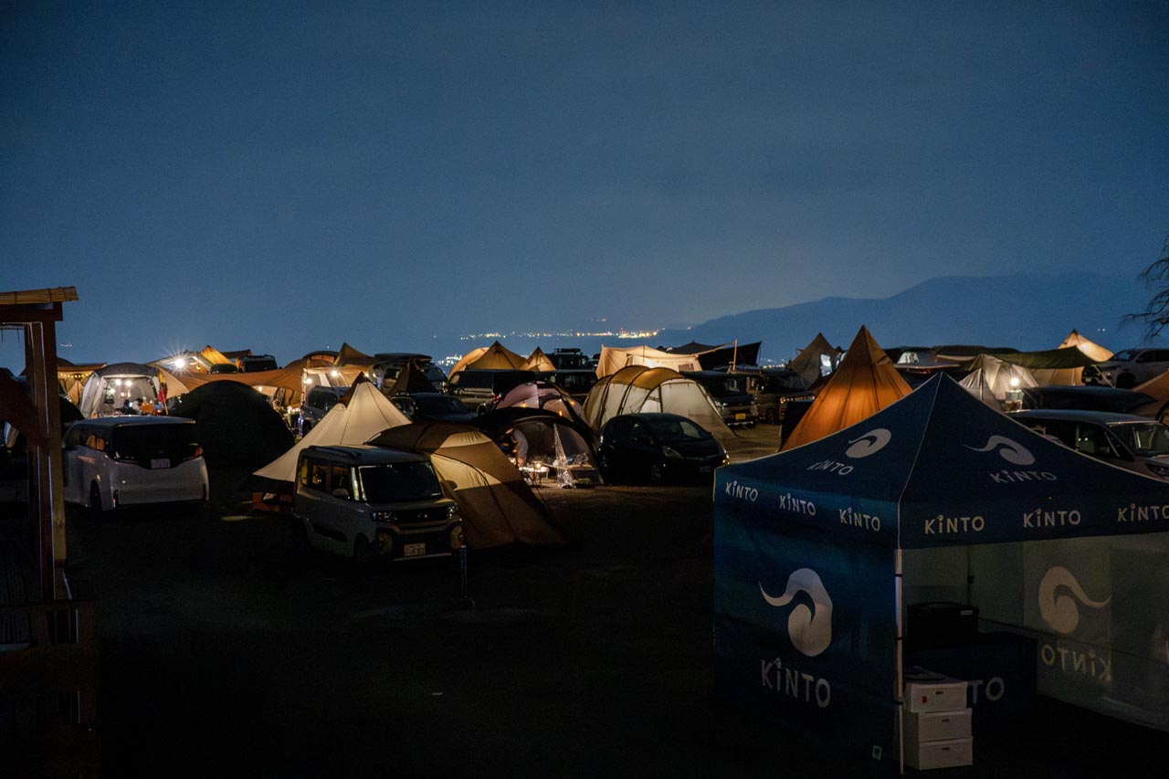 22時を過ぎてクワイエットタイム。参加者の皆さんとてもマナーが良く、ちょっと前までの賑わいが嘘のような静けさ