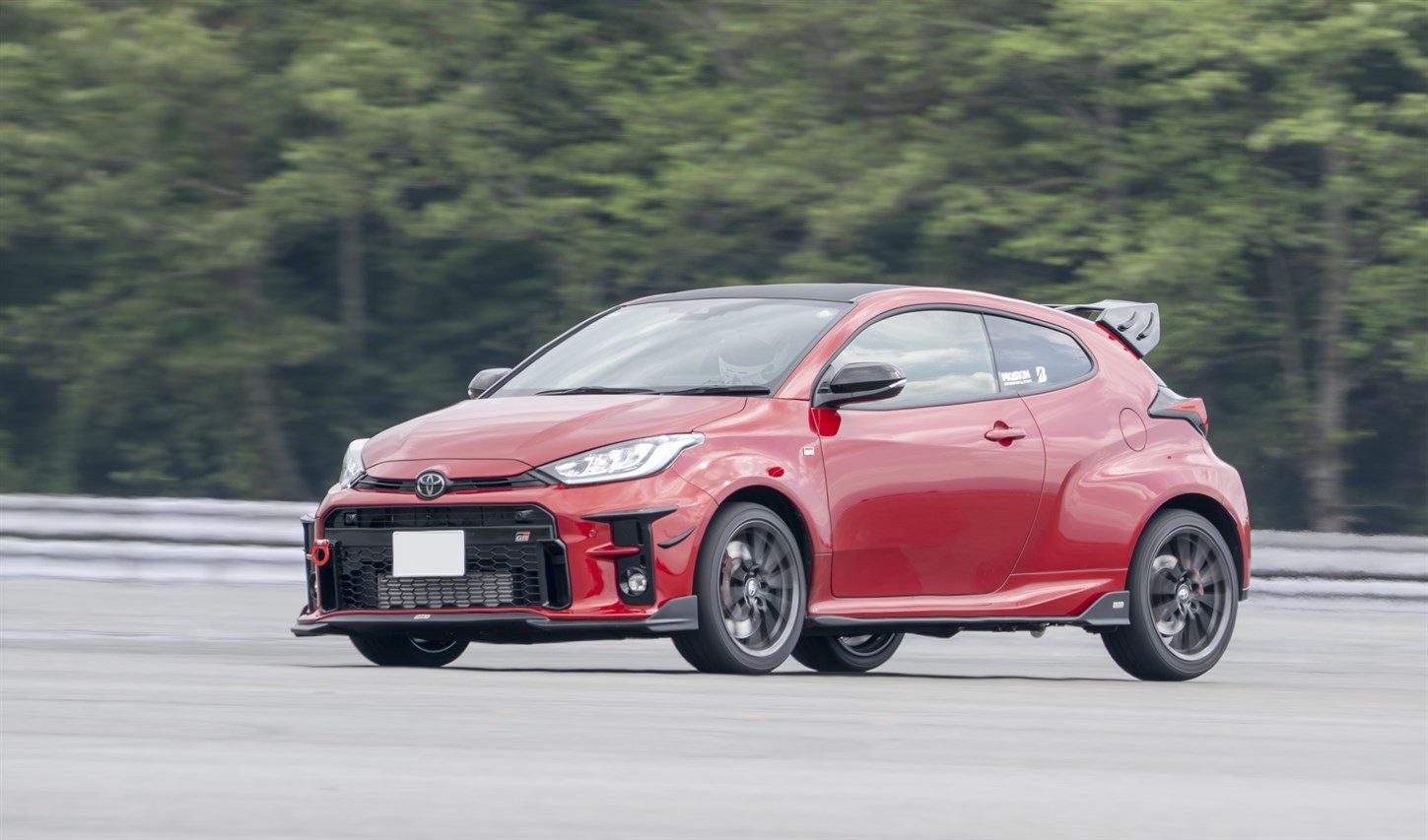 ジムカーナで試乗したGRヤリス(前期型)