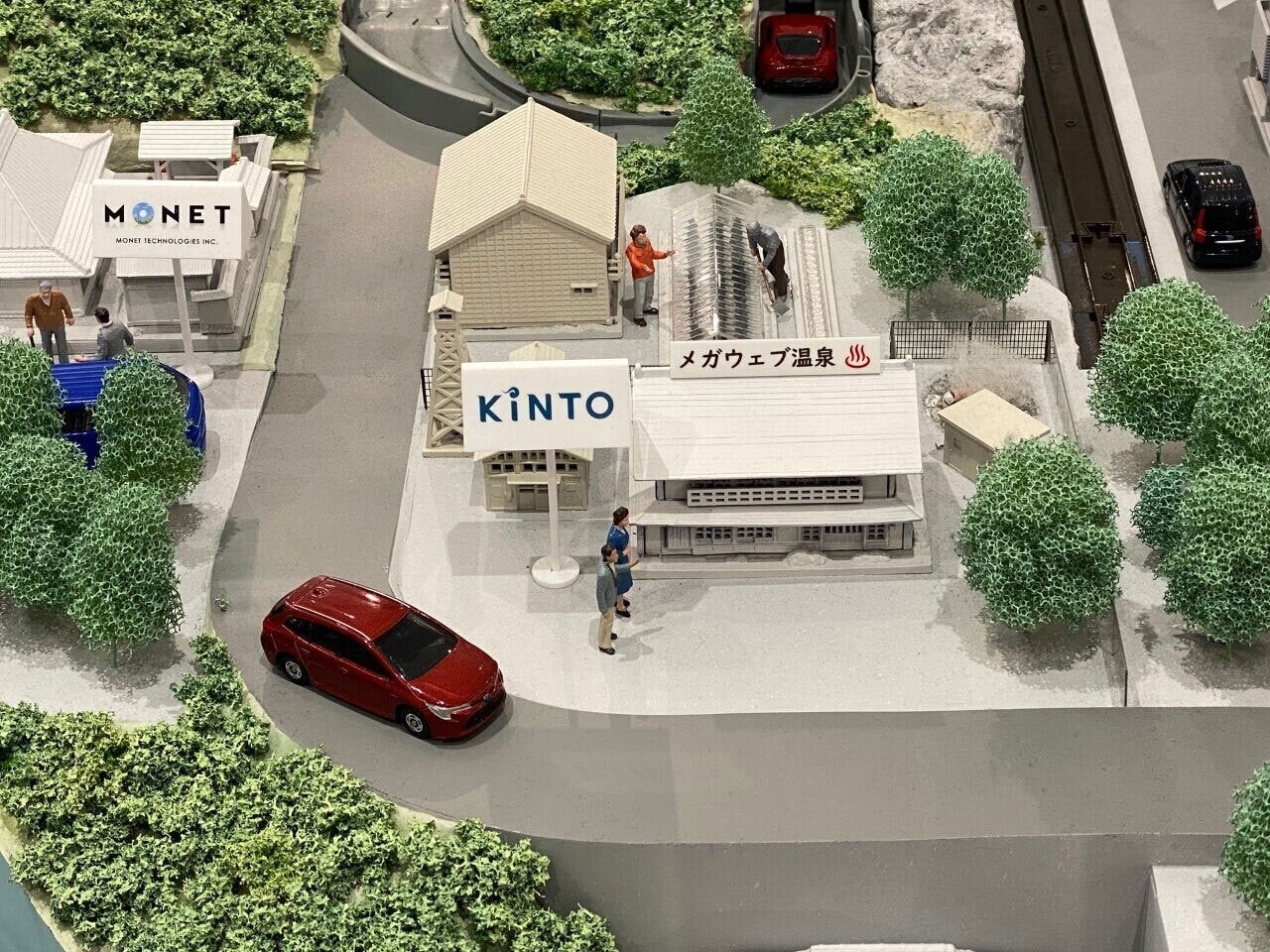 KINTOの実店舗をイメージした模型