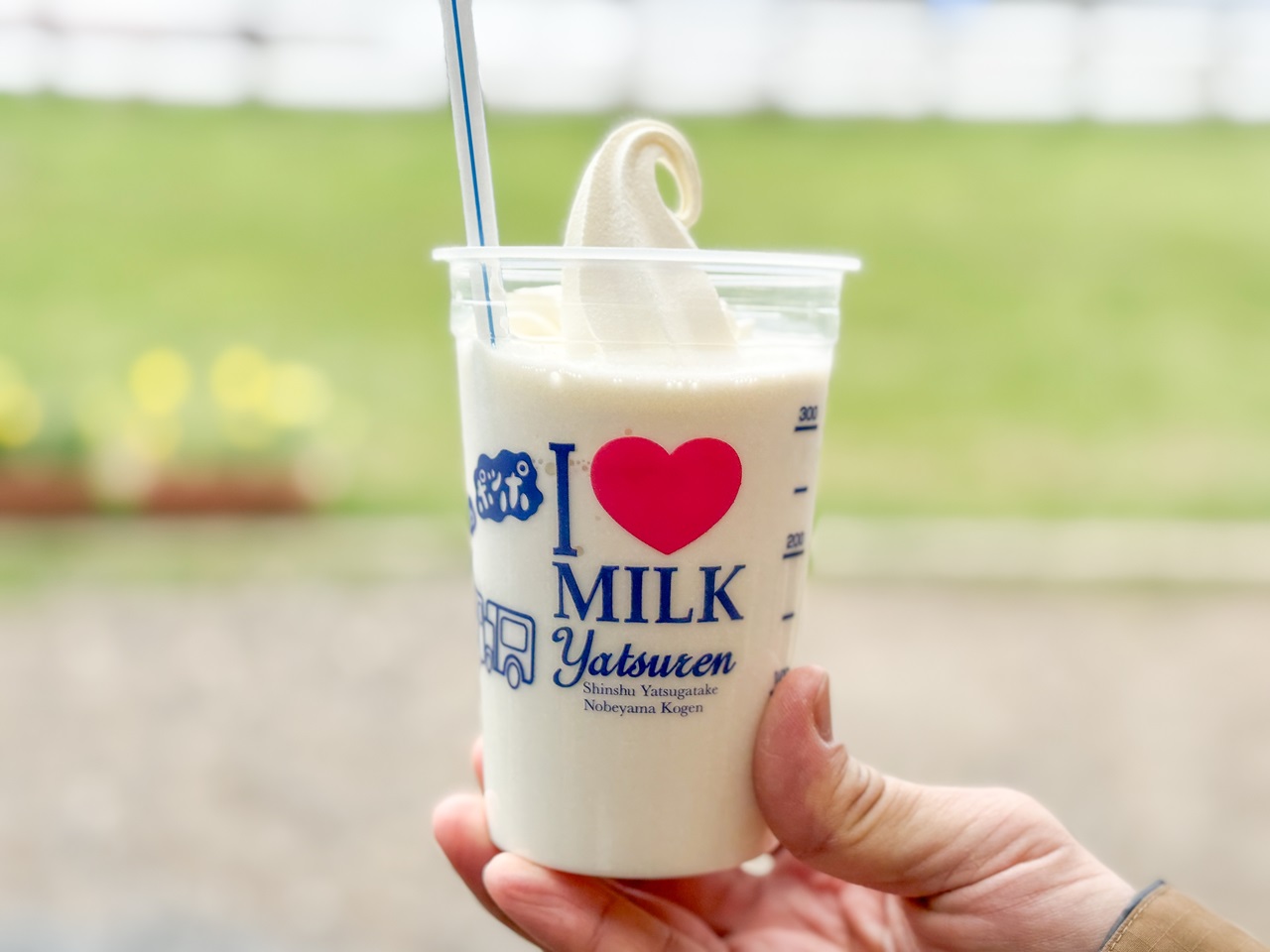 牛乳フロート