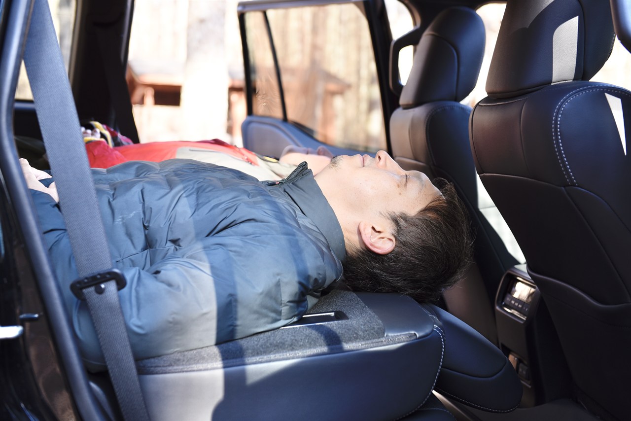 車中泊横から見た写真①