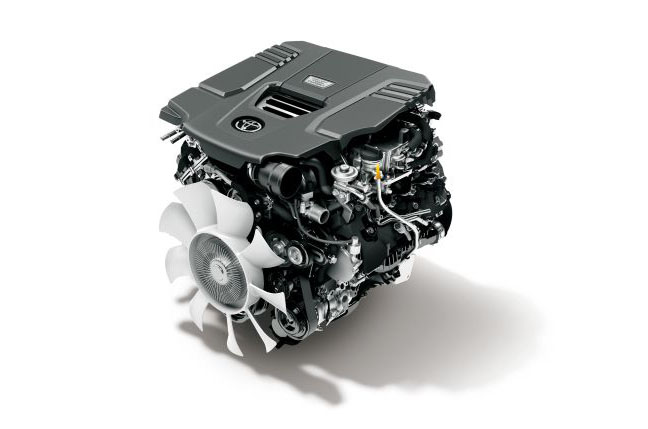 ランドクルーザー300用のV型6気筒3.5リッターツインターボエンジン