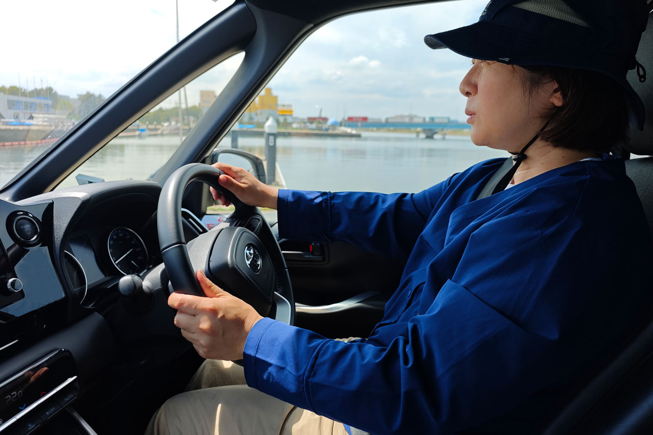 ヴォクシーの運転シーン