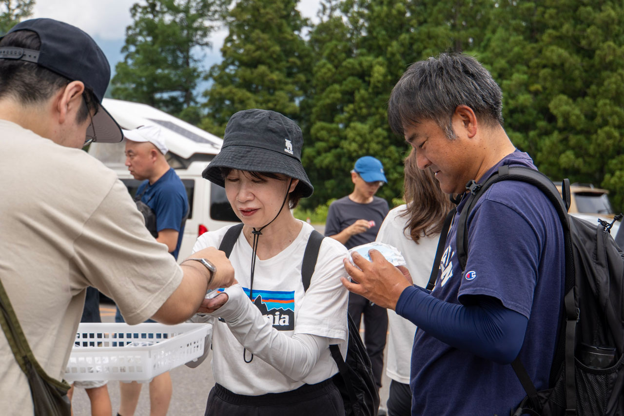 抽選会の様子