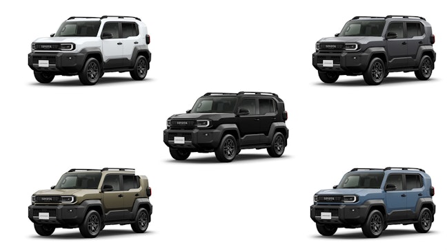 トヨタ新型ランドクルーザーFJのボディカラー全5色を紹介！