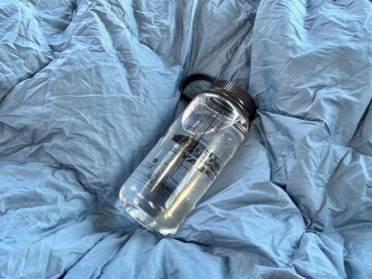 車中泊（湯たんぽ）