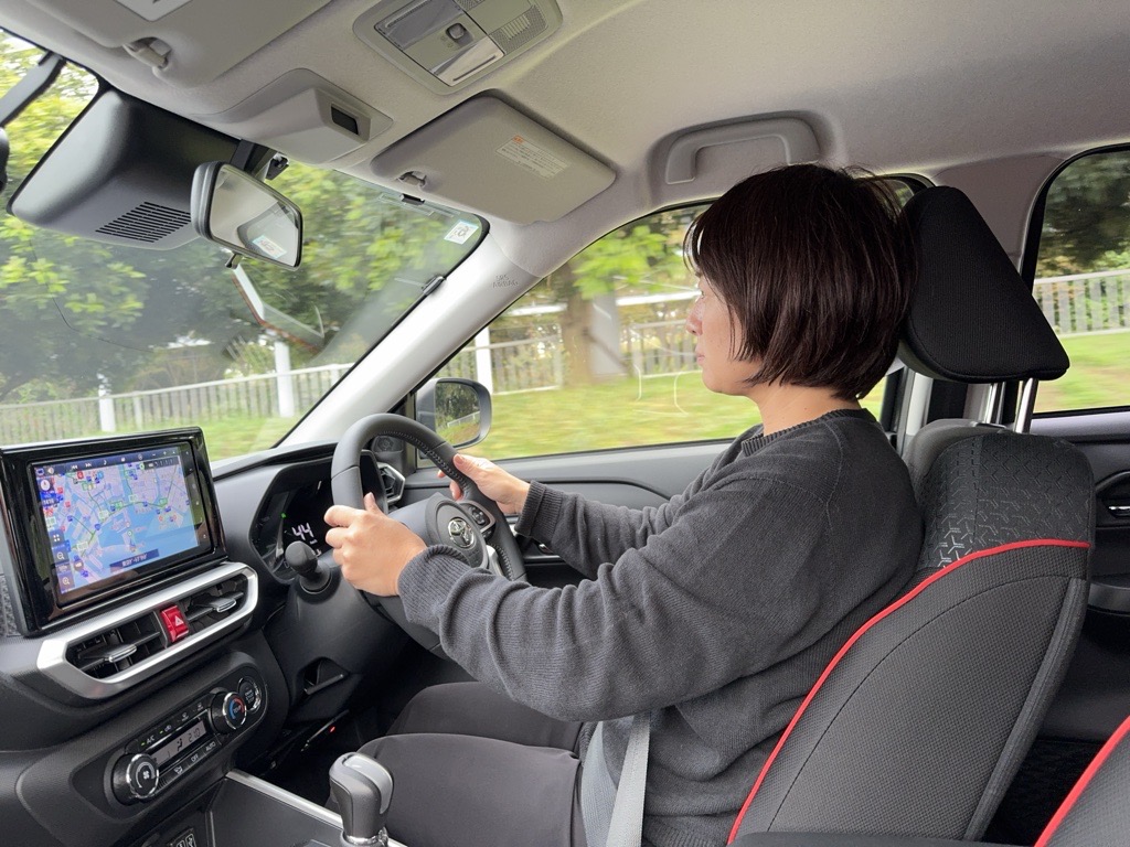 ライズを運転している様子