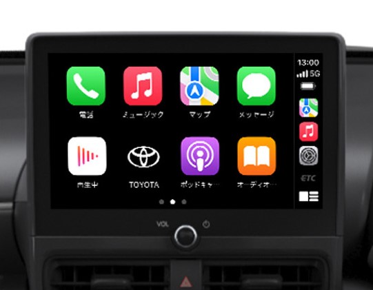 ヤリスの10.5インチディスプレイオーディオ(コネクティッドナビ対応)(Z・特別仕様車Z“URBANO”に標準装備)