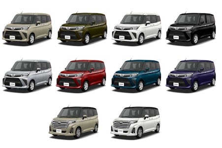 トヨタ ルーミーのボディカラー全10色を紹介！2026年8月新登場のカラーは？