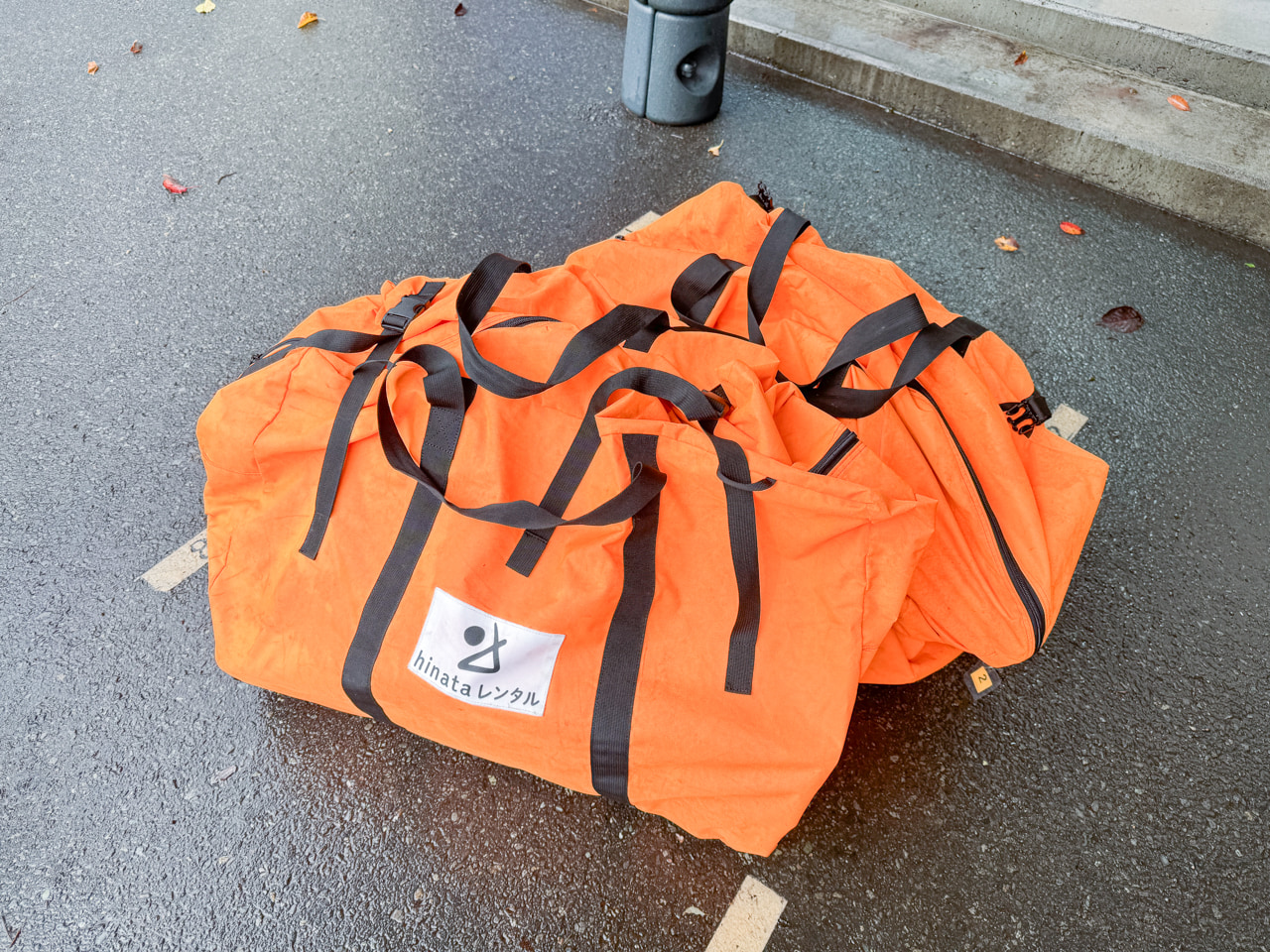 このような形で、レンタルしたギアを引き渡してもらいます