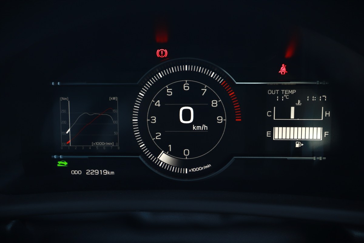 GR86 by TOM’S×KINTOのデジタルメーター