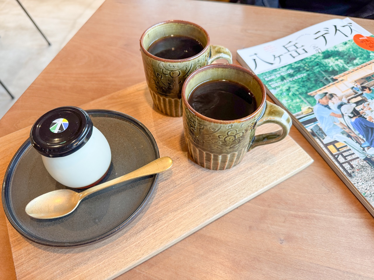 コーヒーとプリン