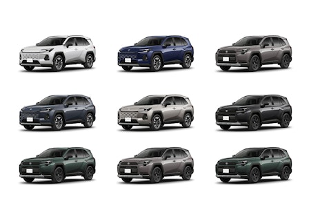 トヨタ新型RAV4のボディカラー全9色と内装色を画像で紹介!新旧比較でわかる「残った色・設定が終了した色」