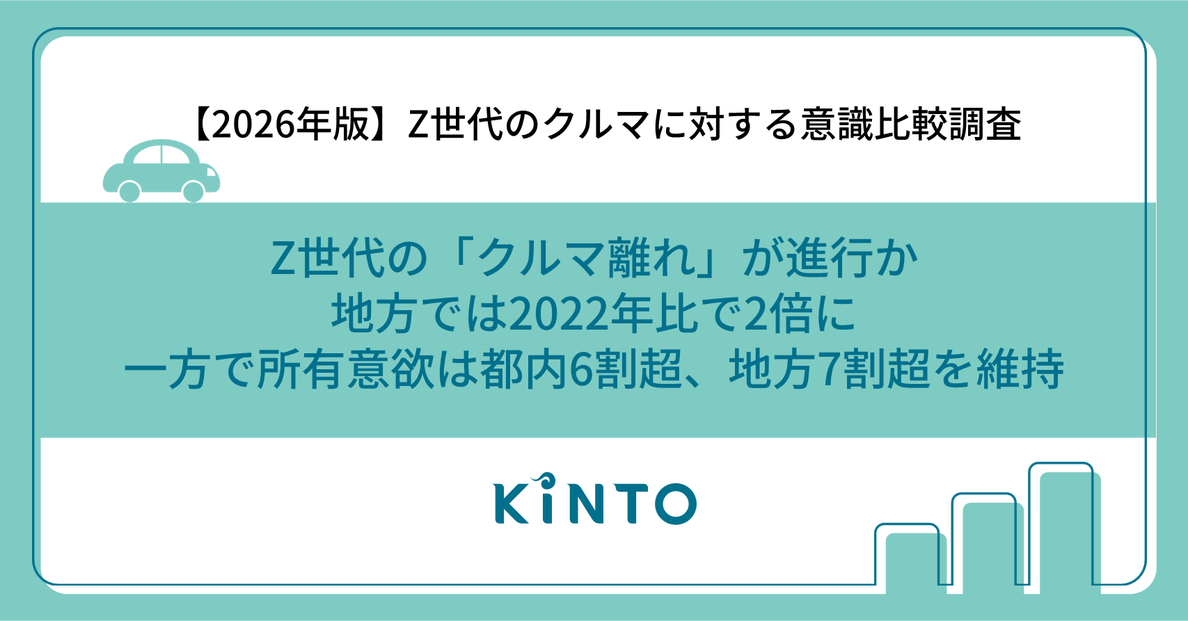 2026年版】Z世代の「クルマ離れ」が進行か、地方では2022年比で2倍に