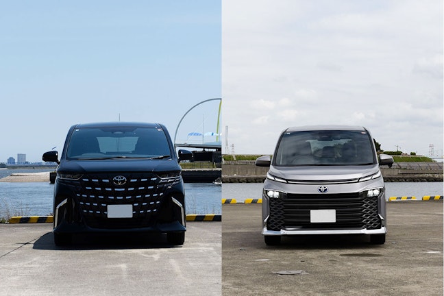 【実車比較】乗り心地の「アルファード」と大容量の荷室「ヴォクシー」 ミニバンどっちがお好み？