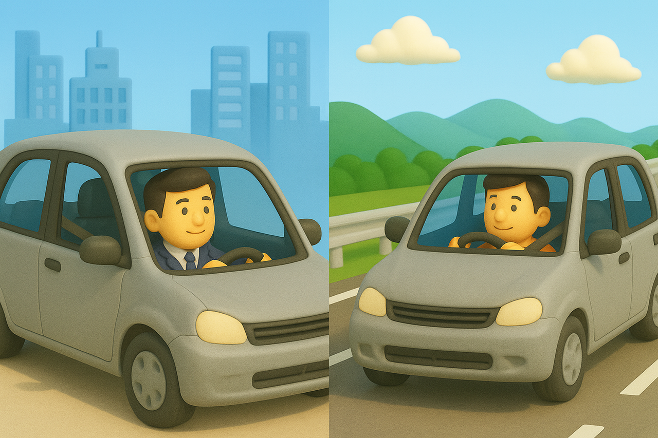 【事例④】業務や長距離移動が多い(年間 約17,000km)の画像