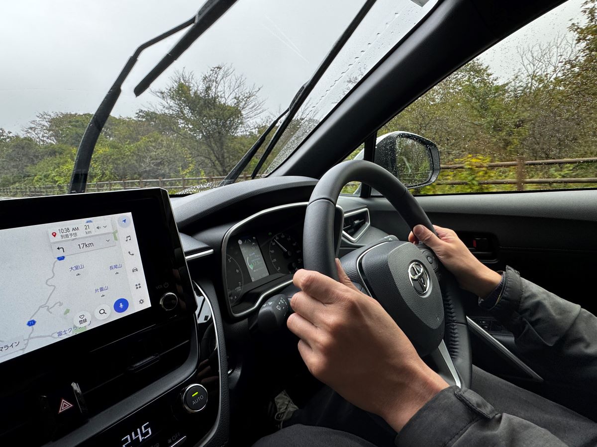 2日目も時折雨がパラつくあいにくのお天気でした…