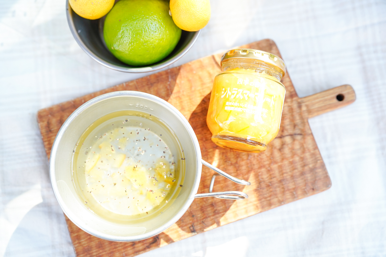 白のホットワイン完成