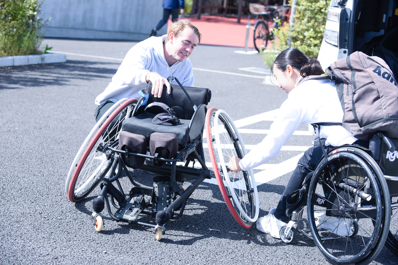 Michael Fahey（マイケル・フェイヒー）さんと船水梓緒里選手