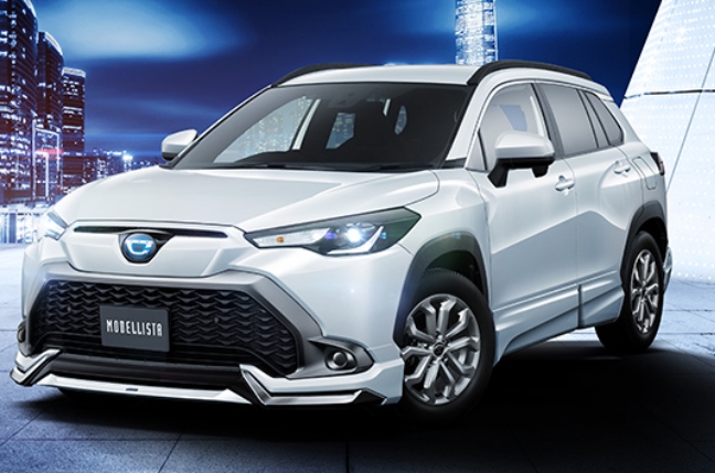 カローラクロス モデリスタ サイドスカート089 プラチナホワイトパール 白 カローラクロス モデリスタ サイドスカート089 プラチナホワイトパール