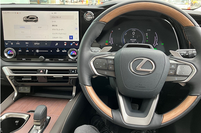 LEXUS RX350h “version L”試乗レビュー ステアリング