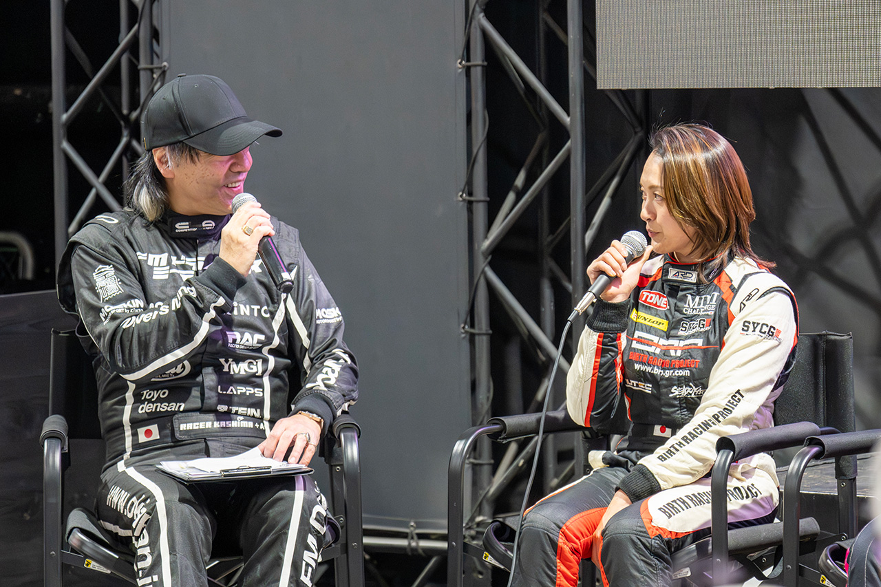 昨季の参戦レースの振り返りや、カテゴリーの違い、カートでのコース攻略法などをお話しいただきました
