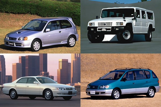 まさに「平成」がここにある！2026年に「30周年を迎えたトヨタ車」14モデルを振り返る