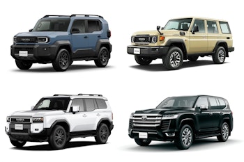 新型ランドクルーザーFJボディサイズ比較！RAV4やハリアー、カローラクロス等とも比較
