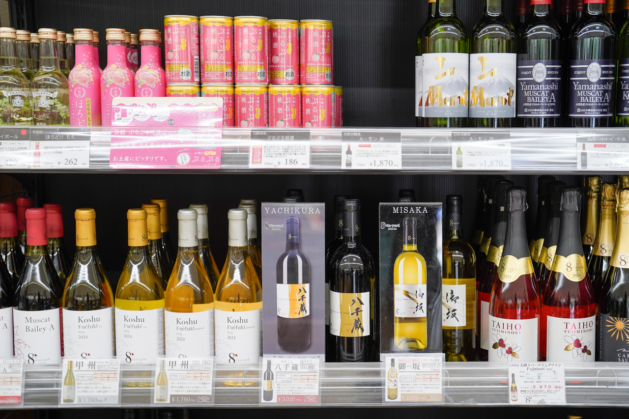 地元産ワインなど