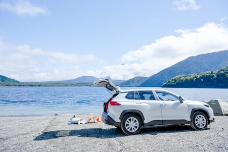 カローラクロスでキャンプ道具はどこまで積める？3人分のリアル検証