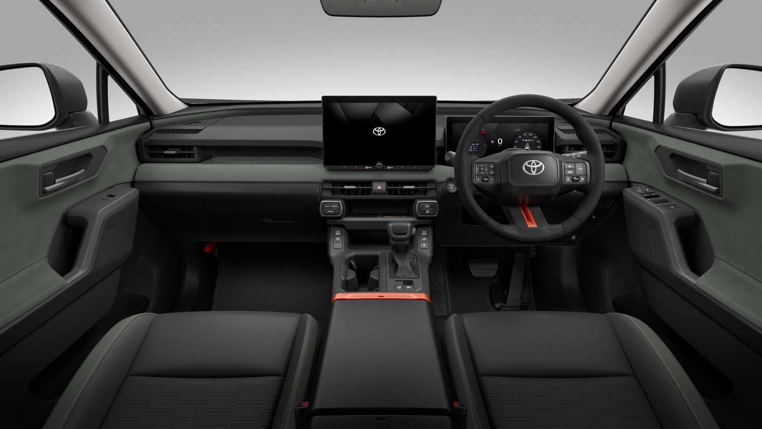 新型RAV4 Adventure(ハイブリッド車)(内装色 : ミネラル)<オプション装着車>の運転席・助手席