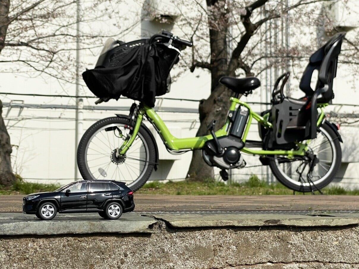 電動ママチャリの限界を感じているカット