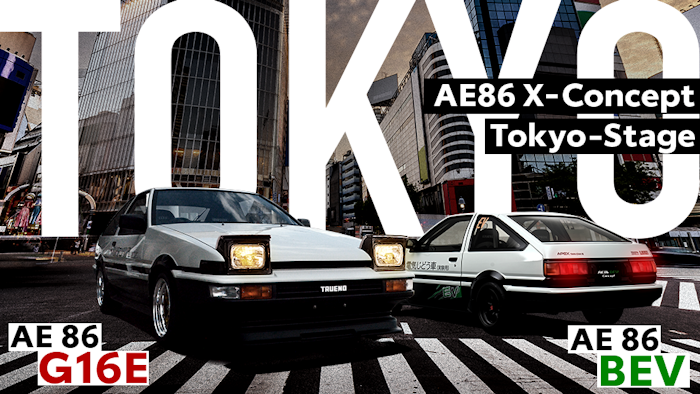 進化したハチロクを東京で体験！ 新世代エンジン車「AE86 G16E Concept