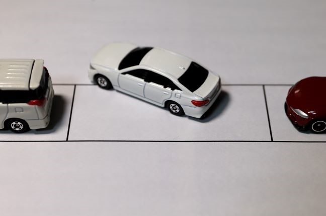 縦列駐車のイメージ図