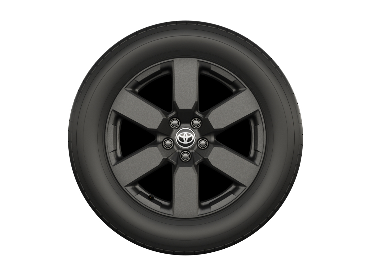 235/60R18タイヤ&18×7½Jアルミホイール(マットグレーメタリック塗装)+センターオーナメント+ホイールナット(ブラック)