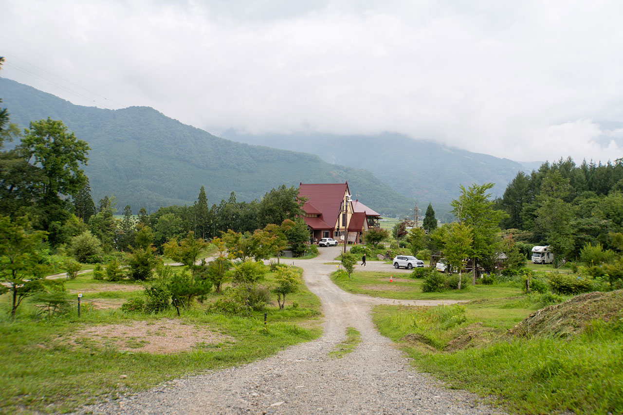 白馬森のわさび農園オートキャンプ場はとても広いキャンプ場です