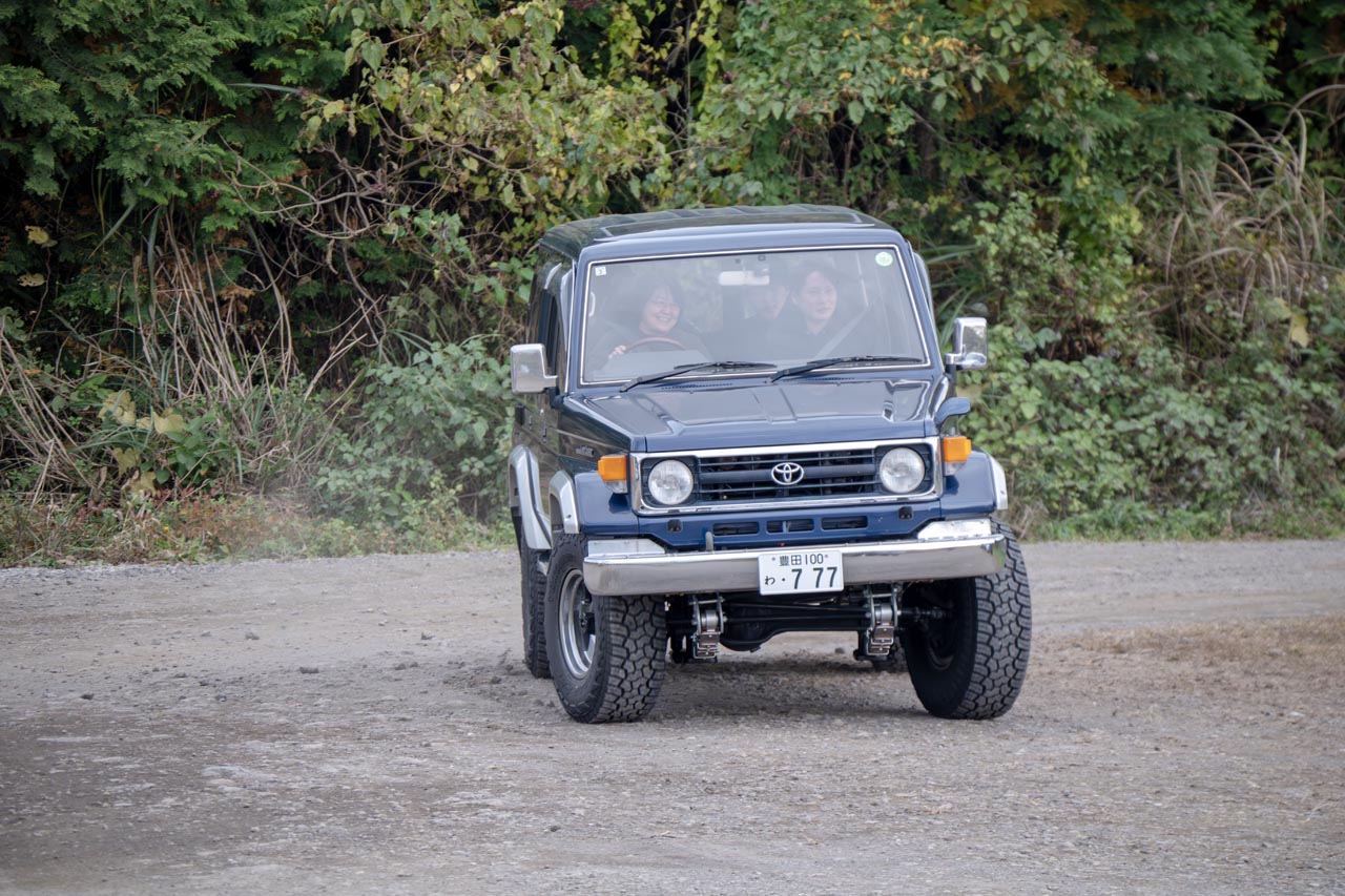 試乗する機会をいただいた「ランドクルーザー70」。めっちゃほしいー！！