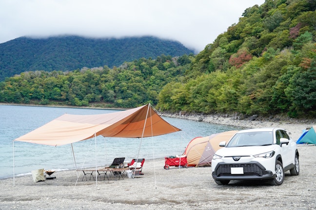 キャンパーの聖地「浩庵キャンプ場」でオートキャンプ!カローラクロスはキャンプに向いている?初心者向け浩庵キャンプ場攻略法と合わせて徹底レビュー!