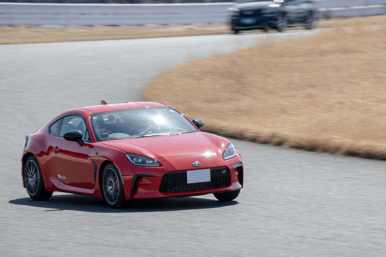 GR86も数台がエントリー。スポーツクーペはサーキットに映えます