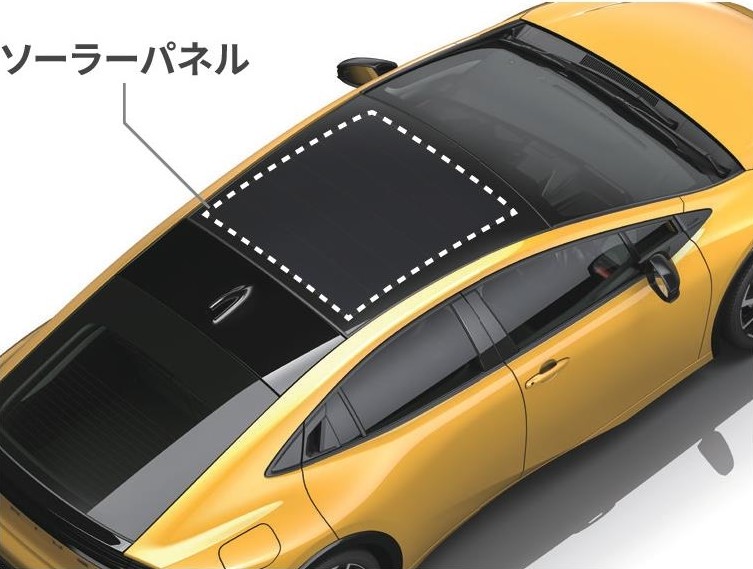 新型プリウス ソーラー充電