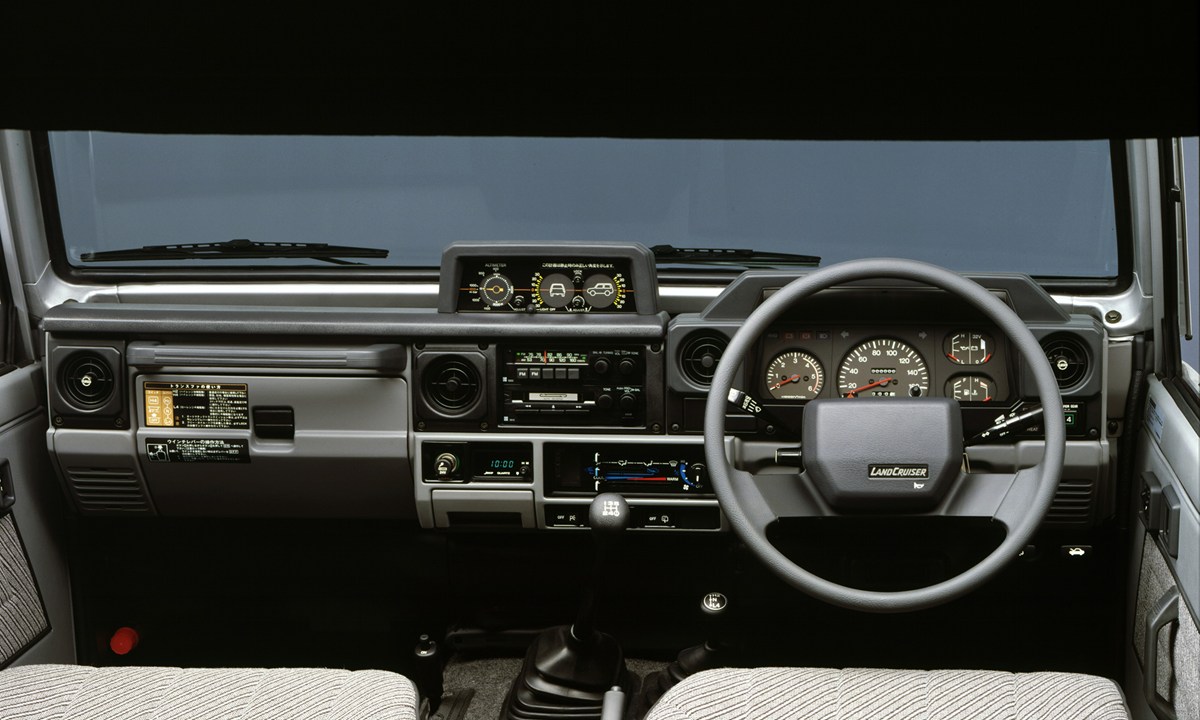 1984年 ランドクルーザー70のインテリア