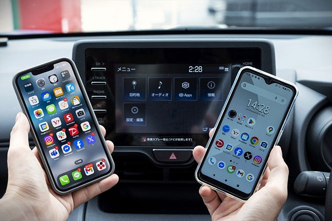 車内でスマホを接続「Apple CarPlay／Android Auto」の使い方
