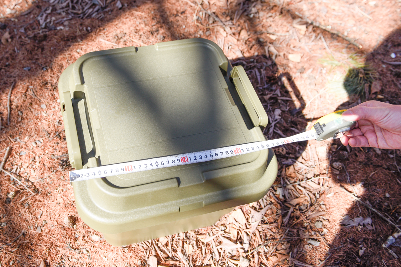 トランクカーゴは約40cm四方のサイズ感