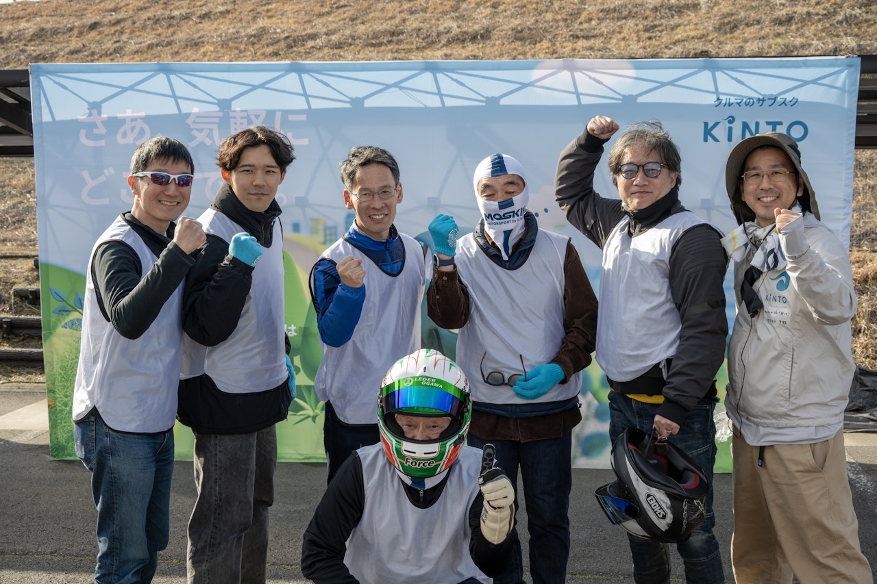 チームメンバーとガッツボーズ